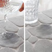 Alfombra de baño antideslizante absorbente, alfombrilla de algodón con memoria, para sala de estar, dormitorio, cocina, hogar - details 4