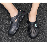 Sandalias de verano para hombre, zapatillas de plataforma a la moda para la playa, sandalias deslizantes con suela Eva, zuecos - details 19