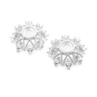 Cuentas de Flor de Latón Dorado 18K Joyería de Alta Calidad para Collar Pulseras - details 0