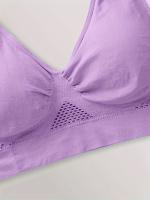 Sujetador deportivo con almohadillas incorporadas, transpirable, alta elasticidad, sin aros, perfecto para yoga, fitness, correr - details 10