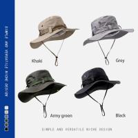 Sombrero de pesca con protección solar para hombre, gorra transpirable de verano para acampar, senderismo, Anti-UV, Montañismo - details 10