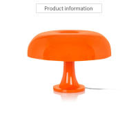 Lámpara de mesa de seta moderna nórdica Original, aplique para dormitorio, mesita de noche, decoración de escritorio, lámpara de escritorio de lectura para Hotel - details 2