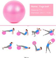 Bolas pequeñas de Yoga para Pilates, accesorio inflable de PVC de 25cm, 9,8 pulgadas, para gimnasia y ejercicio - details 1