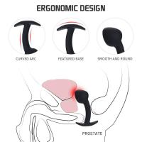 Leten Masaje Prostatico Inserción Falsa Unisex para Estimulación Vital Silicona Anal y Butt Plug - details 1