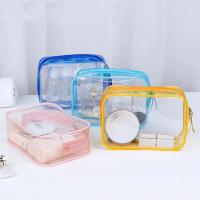 Bolsas de almacenamiento de viaje para cosméticos, estuches transparentes impermeables de PVC, bolsa de lavado con cremallera de plástico grande, bolsa de maquillaje portátil - details 3