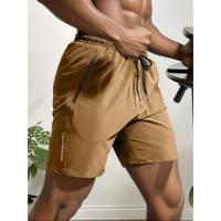 Pantalones Cortos Deportivos de Cintura con Cordón para Hombres en Verano - details 16