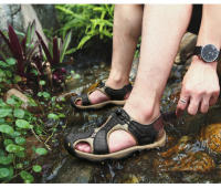 Sandalias de verano para hombre, sandalias de playa transpirables para hombre, agua al aire libre, senderismo, Camping, pesca, escalada, zapatos acuáticos - details 8