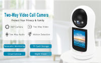 Cámara de videollamada WiFi de 2.4G con pantalla IPS de 2.8 pulgadas, detección de sonido de llanto de bebé, cámara IP PTZ de seguridad, monitor de bebé iCSee - details 7