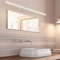 Lámpara LED de Espejo 24W 1170LM Lámpara de espejo Aplique Blanco Frio 5500K Luz natural para Espejo Muebles de Maquillaje Aparato Montado en la Pared, Negro, 80CM - details 24