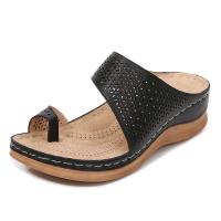 Zapatillas de tacón de cuña para mujer, zapatos de verano - details 0