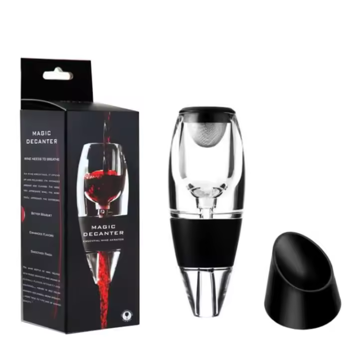 Botella de vino tinto portátil, aireador de aire Bernoulli mágico, vino blanco, whisky, equipo rápido, accesorios de bar - 1