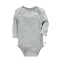 Conjunto De 3 Piezas Rompers Suaves Para Bebés De Primavera Algodón Camiseta De Manos Largas Unisex Para Niñas Y Niños Recién Nacidos De 3 a 24 Meses - details 2