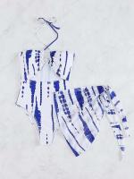 Conjunto de traje de baño de una pieza para mujer, traje de baño Sexy de 2 piezas, push, natación de verano, ropa de playa Monokini, 2024 - details 14