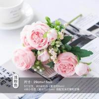 Flores Artificiales de Seda Blanca 2PCS Peonías para Decoración de Vase de Hogar, Ramo Navideño, Boluo de Boda, Accesorios de Fiesta - details 8