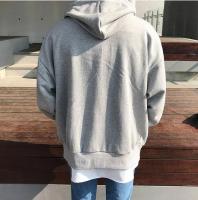 Chaqueta Sudadera con Capucha Retro Zip Up Estilo Casual Harajuku Gótico para Hombres - details 8