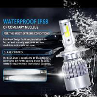 Lámparas De Faros De Coche LED C6 2x H7 H4 Hi/Lo H1 H3 HB3 HB4 9003 HB2 H13 9005 9006 6000K COB 72W 8000LM Universal 12V - details 1