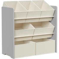 Caja de Juguetes para Libros Infantiles Estantería de 7 Cajas de Tela No Tejida, Espaciosa, 29,5 x 62,5 x 60 cm - details 0
