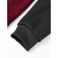 Sudadera deportiva para hombre, top con mangas de color en contraste, moda casual - details 22