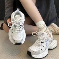 Zapatos deportivos ligeros para mujer, 5 nuevos zapatos de moda informales versátiles de estilo papá de malla para correr - details 3