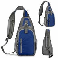 Bolso de hombro deportivo informal para hombre y mujer, bolsa de pecho multifuncional impermeable, correa ajustable, riñonera cruzada duradera - details 18