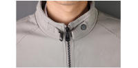 Chaqueta Ligera de Primavera para Hombres Ajuste Delgado, Corte Casual, Material de Poliéster, Cierre de Cremallera, Ideal para Trabajo y Uso al Aire Libre - details 9
