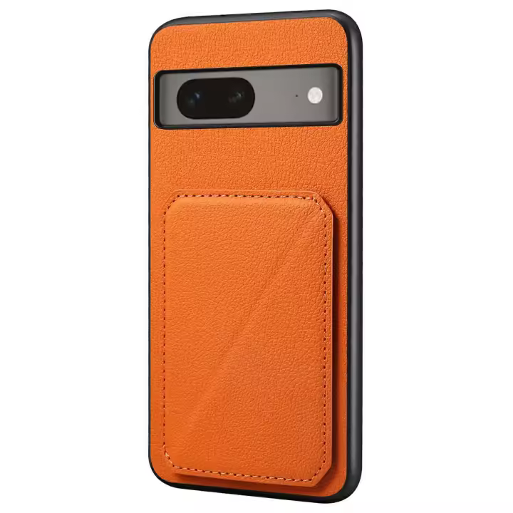 Para Google Pixel 7 5G Funda con tarjetero PC recubierto de cuero PU + Funda para teléfono con soporte de TPU - 1