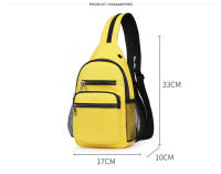 Mochila pequeña deportiva para mujer, bolso de pecho, bandolera, mini bolsa deportiva de viaje, mochila cruzada para niña - details 12