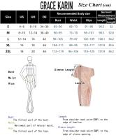 Vestidos de cola GK para mujer, vestido ajustado asimétrico de manga corta fruncido con lentejuelas para fiesta de verano - details 0