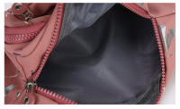 Riñonera de tres capas con solapa para mujer, bolso de pecho a la moda para deportes al aire libre, bolso de cintura con estampado de letras, bolsos cruzados de hombro para niñas - details 17