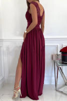 Elegante Vestido de Fiesta con Caderas para Mujeres 2025 Vestido Formal Sexy con Cuello - details 2