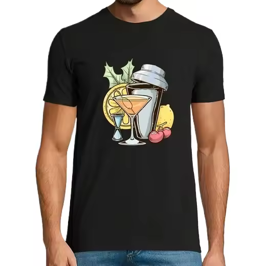 vintage bartender mezclar coctel barman Camisetas CERVEZA,Pack Regalo Camiseta Personalizada - 1