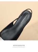 Zapatos planos con punta en punta y tira trasera poco profunda de nuevo estilo - details 5
