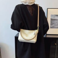 Bolso tote de cuero genuino de grano superior para mujer - Bolso convertible de hombro y bandolera |   Diseño minimalista y elegante, bolso premium para desplazamientos diarios, trabajo y viajes |   Transporte multidireccional: mano, hombro, muñeca |   Al - details 6