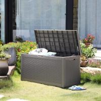 380L Arcón de Ordenación Exterior, Resina Caja de Almacenamento de Jardín para Almacenamiento Al aire Libre para Muebles de Patio - details 25