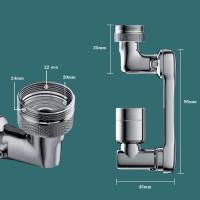 Grifo de Fregadero de Cocina con Extensión Robótica de 1080° Material de Cobre Filtro de Salpicaduras Boquilla Bubbler para Mejoras del Hogar Herramientas de Shower Sets - details 5