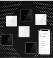 WiFi Smart Switch Interruptor Táctil Temporizador de Pared 220V Sin Cableado Neutro Graffiti Smart Life Panel de Interruptores de Control de Luz - details 9