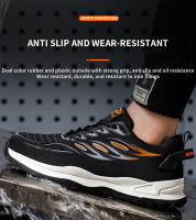 Zapatillas de Trabajo Seguras Transpirables para Hombres Botas de Acero Antichoque Ligeras Zapatos de Seguridad para Hombres - details 6