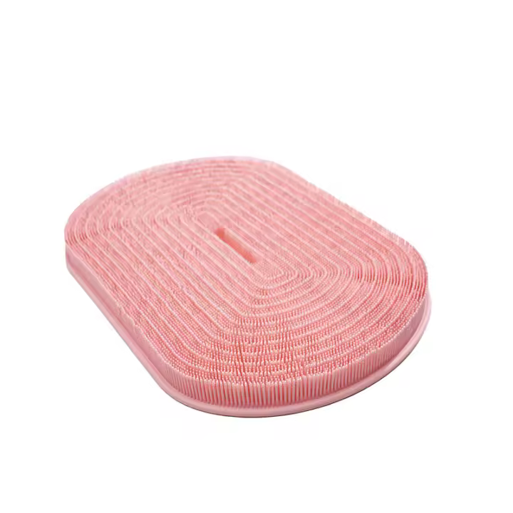 Nuevo producto, cepillo de baño de silicona, cepillo de baño de silicona antideslizante grande con ventosa, almohadilla para frotar la espalda y los pies - 1