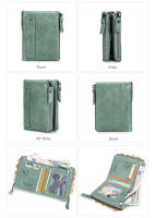 Carteras de Piel Genuina CONTACT'S para Mujeres - Carteras Cortas de Doble Pliegue, Monederos de Moda para Mujeres, Porta Tarjetas, Monedero, Clip para Dinero, Carteras para Mujeres y Hombres - details 30