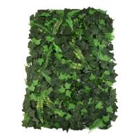 1x40x60cm verde cuadrado césped planta plástico sala de estar fondo césped artificial decoración de la pared del hogar - details 3