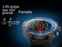 Reloj inteligente deportivo para hombre, dispositivo con Bluetooth, asistente de voz, llamada, batería de 710mah, pantalla HD de 1,85 pulgadas, linterna, rastreador de salud remoto - details 1
