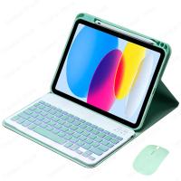 Funda con teclado para Xiaomi Pad 6, carcasa con retroiluminación de 7 colores, MiPad 6 2023, para Xiaomi Pad 6 Pro 2023 - details 1