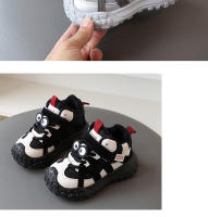 Zapatos deportivos de invierno para niños, de terciopelo, dos zapatos de algodón para bebés, niñas, zapatos de papá, niños, bonitos zapatos para correr de dibujos animados - details 9