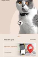 Rastreador GPS antipérdida de larga duración para mascotas, localizador inteligente compatible con Bluetooth, Collar para perros o gatos, seguimiento en tiempo Real - details 9