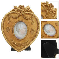 Marco de fotos de resina en relieve en forma de corazón francés, soporte de escritorio, Marcos colgantes, imagen Vintage, conjunto Retro - details 5
