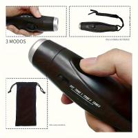 Silbato electrónico portátil con cordón - Silbato de tres tonos fuertes para entrenadores, árbitros, profesores, marinos, policías, campamentos y emergencias - details 6