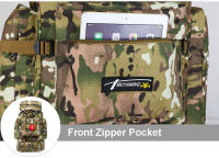 Mochila táctica de gran capacidad para hombre, bolsa militar de camuflaje de 70L, para senderismo, montañismo, caza y acampada - details 9