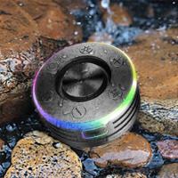 Altavoz Bluetooth Portátil IPX7 Impermeable con Ventosa, Luces LED Multicolor, Radio FM, Sonido 360 °   Estéreo, 5h Autonomía, Bajo Profundo, Ideal para Ducha, Viajes y Exteriores (Italia 2025 nuevos productos están a la venta) - details 5