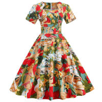 Fiesta de mujer, falda fina de lunares, retro, elegante - details 3