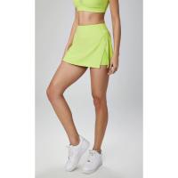 Falda deportiva de verano de cintura alta para mujer con bolsillo interior dividido, conjunto de golf para fitness y tenis - details 14